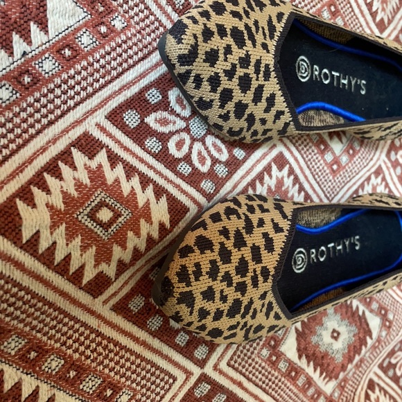 Rothy’s Leopard Print Pointed Toe Size 9 - Picture 2 of 4